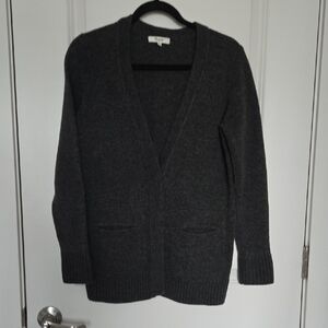 Madewell Charcoal Cardigan Sweater